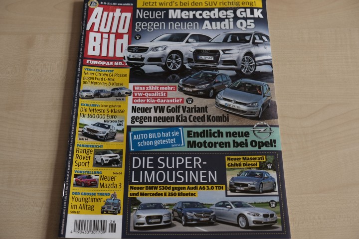 Deckblatt Auto Bild (26/2013)